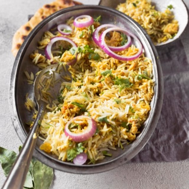 Vegetarian Biryani.