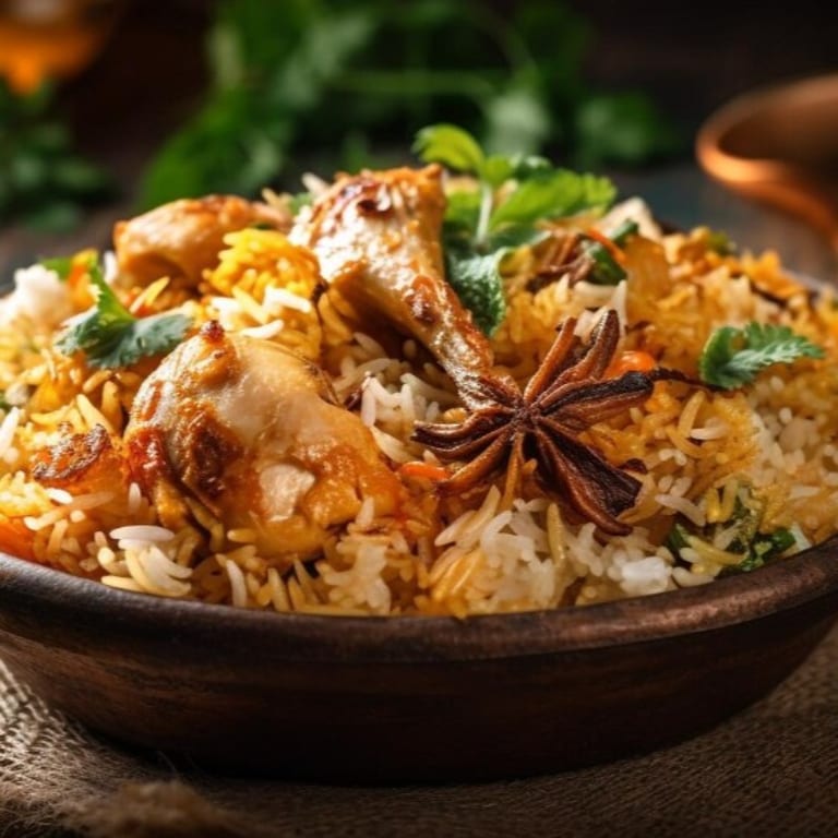Delicious Chicken Biryani Awaits