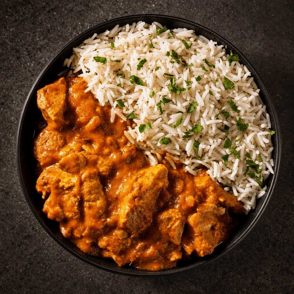 Lamb Tikka Masala.
