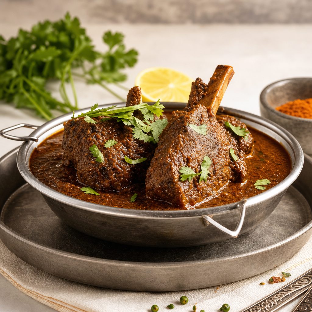 Lamb Bhuna Hua Gosht.