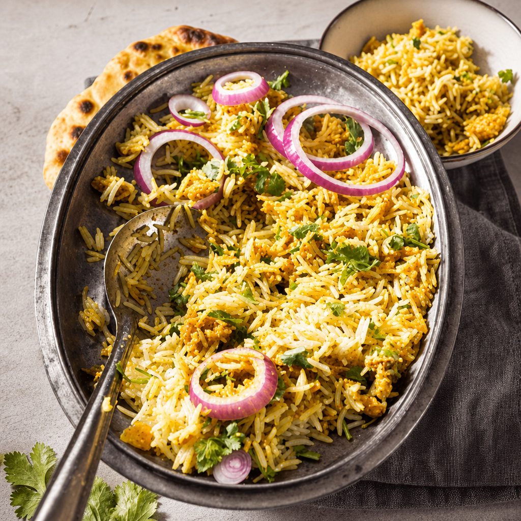 Vegetarian Biryani.